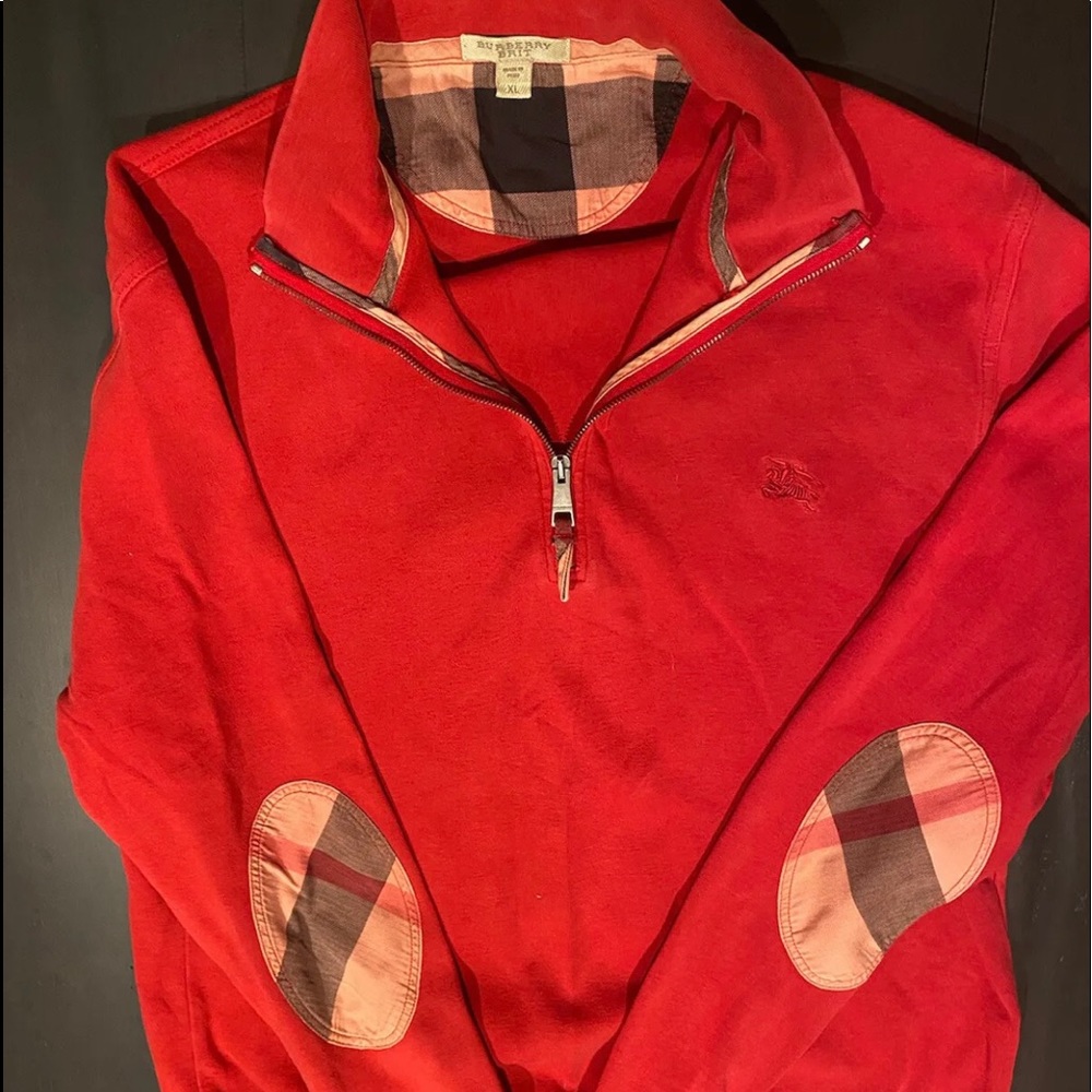 Burberry Brit Men’s XL 1/4 Zip Sweatshirt
